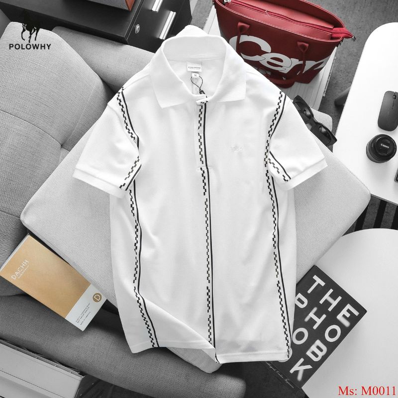ao-polo-nam-polowhy-ca-map-cotton-m0011-trang