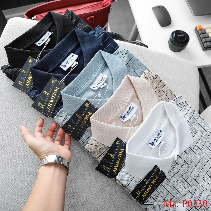 Áo Polo Nam POLOWHY Cá Sấu Poly P0330 | 5 Màu, Hàng VN