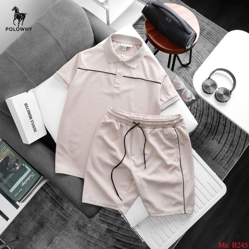 Đồ Bộ Nam Trái Banh B245 POLOWHY | Polo Có Cổ, 5 Màu